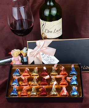 好时之吻巧克力礼盒21粒装kisses